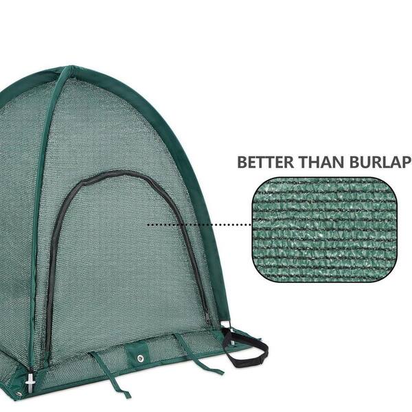 22 in. H Green Winter Snow and Ice Plant Cover (2-Pack) HPDJ5DV88X