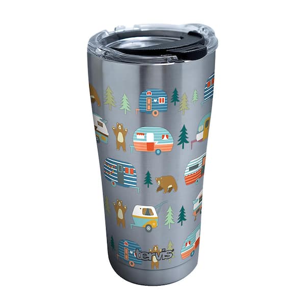 Tervis Trailer Bears 20 oz. Stainless Steel Travel Mugs Tumbler with Lid  1349825 - The Home Depot
