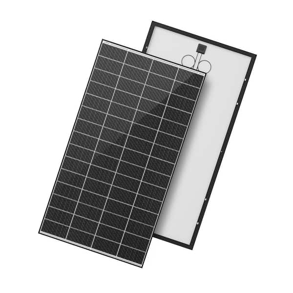 2-Pcs 320-Watt 24V Monocrystalline Solar Panels 640W PV Off-Grid Module Power for RV Boat Shed Farm Home House Rooftop