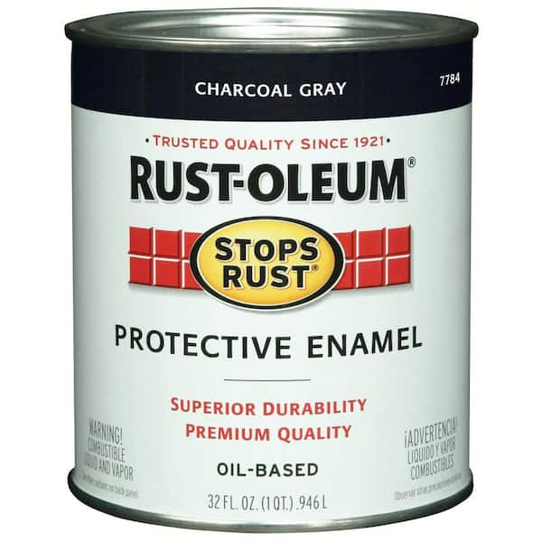 rustoleum oil based black paint