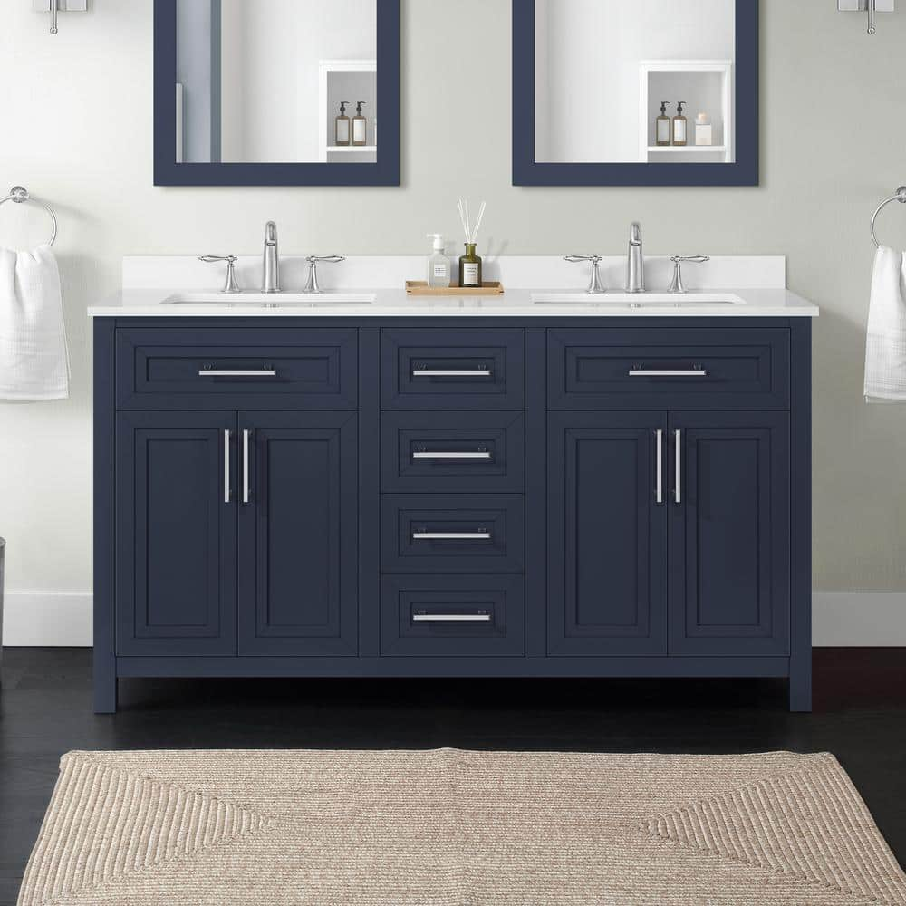 Home Decorators Collection Beaufort 60 In W X 19 In D X 34 In H   Home Decorators Collection Bathroom Vanities With Tops Beaufort 60mb 64 1000 