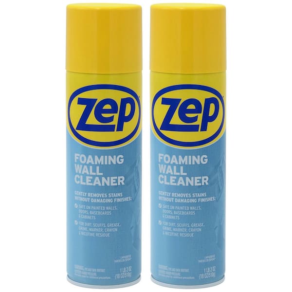 best cleaner for tobacco stained walls ZEP 18 oz. Foaming Wall Cleaner (Case of 4)