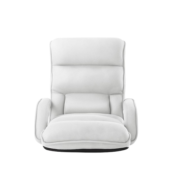 Loungie Jeshua White Chair 5 Adjustable Positions Mesh