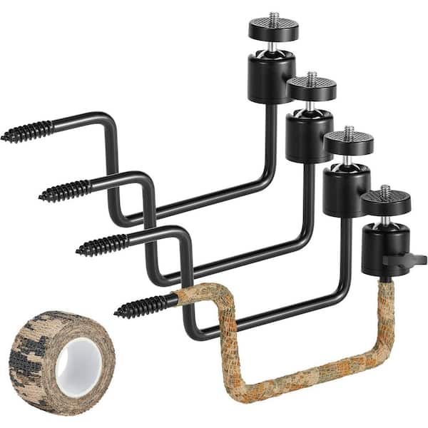 4-Pack Camo Tree Mount for Hunting Cams