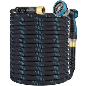 3/4 in. Dia x 100 ft. Heavy-Duty Non-Expandable Garden Hose Kink-Free Flexible Leak-Proof Water Hose Pipe 1 Pack