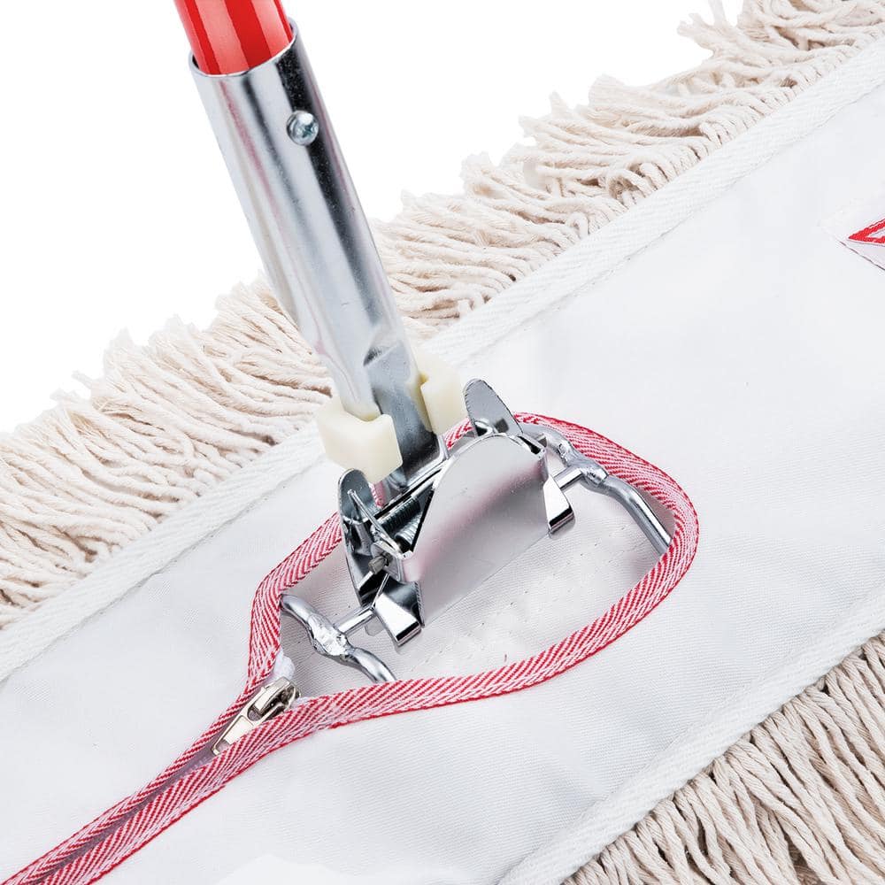 Libman Red 36" Cotton Dust Mop with Steel Handle