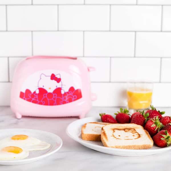 Sanrio Hello Kitty Pop-up Toaster Red Home Appliances Toast Bread ETS1 Japan