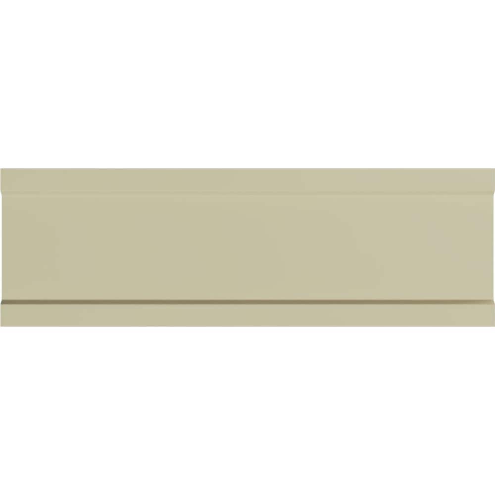 White Primed Polyurethane Rose Chair Rail Moulding