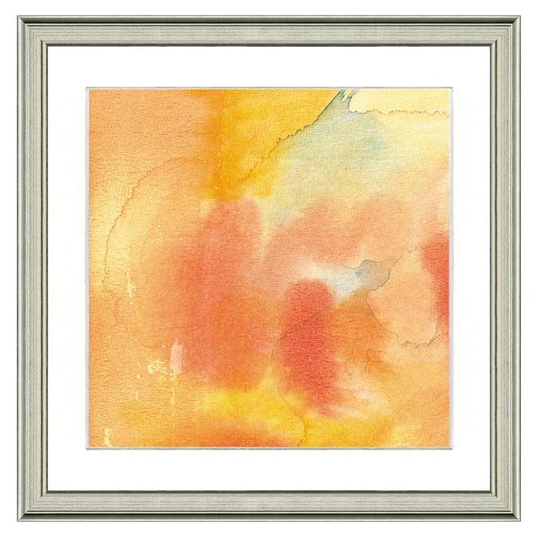 Vintage Print Gallery "Whimsical watercolor I" Framed Archival Paper Wall Art (24 in. x 24 in. full size)