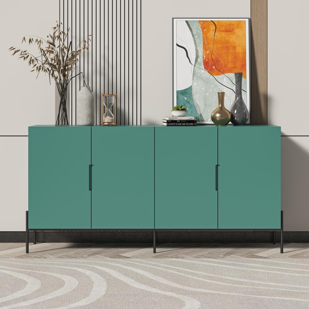 Mint green store sideboard