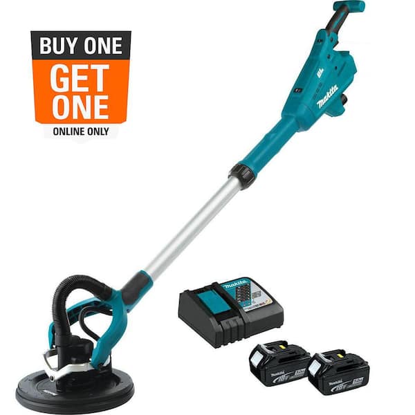 18V LXT Lithium-Ion Brushless Cordless 9 in. Drywall Sander Kit, AWS Capable (5. 0Ah)