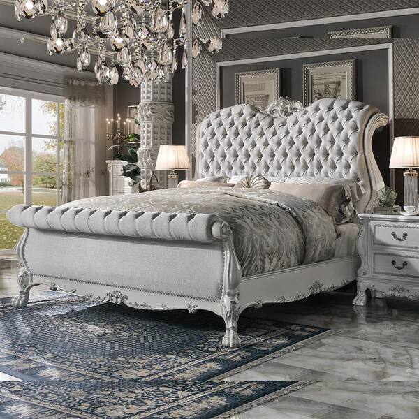 Acme Furniture Dresden White Wood Frame California King Acme Furniture Dresden White Wood Frame California King