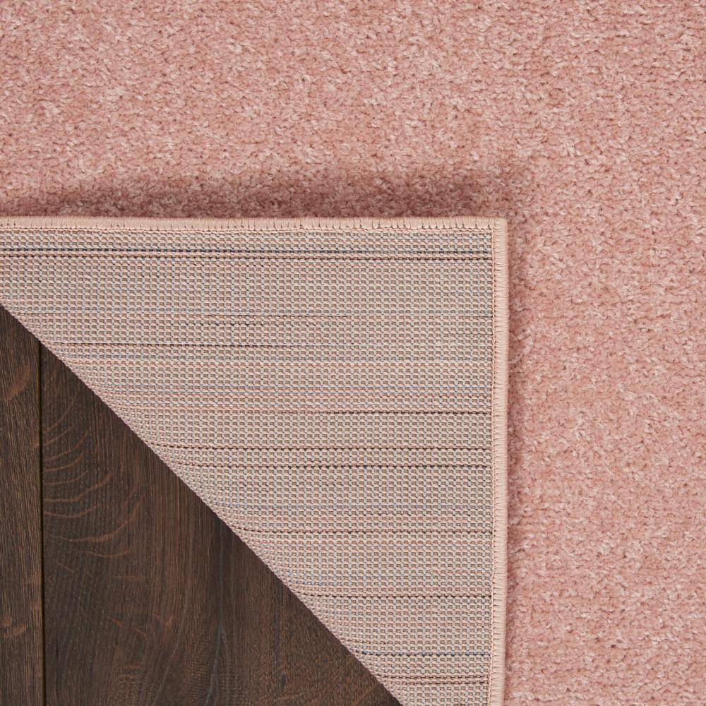 Pink Synthetic Reversible Runner Rug 2'2" x 7'6"