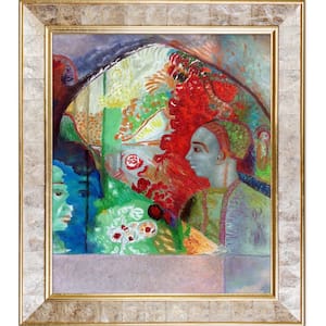 The Dream - OR by Odilon Redon Gold Pearl Framed Abstract Oil Painting Art Print 26 in. x 30 in.
