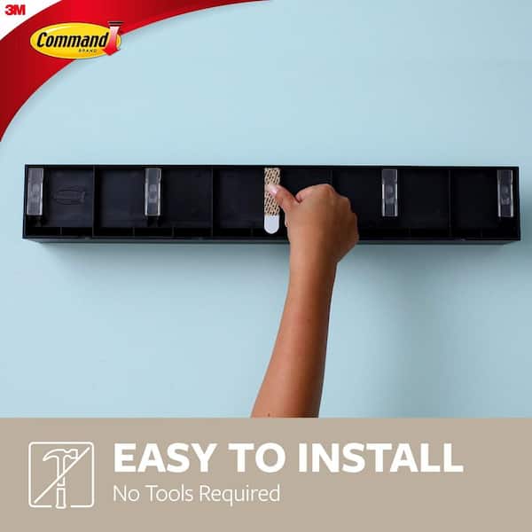 Command Picture Ledge, Slate, Damage Free Decorating, 1 Ledge and 