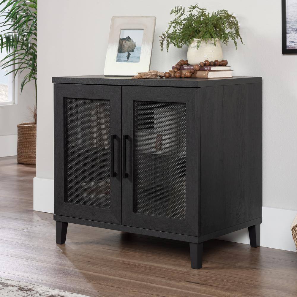 Raven Oak 2-Door Office Cabinet with Adjustable Shelving