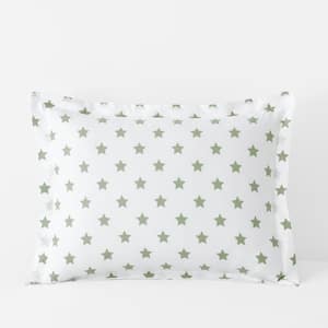 Stars Moss Organic Cotton Percale Standard Sham