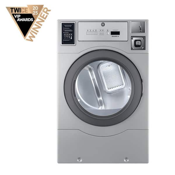 Commercial Laundry 7 cu. ft. Gray Electric Dryer Coin-Operated and Free Use