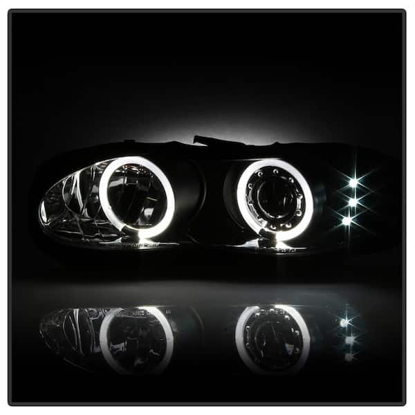 Chevy Camaro 98-02 Projector Headlights - LED Halo - LED ( Replaceable LEDs  ) - Black