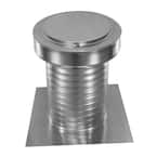 9 in. Dia Keepa Vent an Aluminum Roof Vent for Flat Roofs
