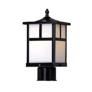Coldwater 6 in. Wide 1-Light Outdoor Black Post Light