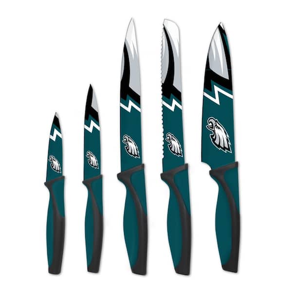 sportsvault NFL Philadelphia Eagles 5-Piece Kitchen Knives