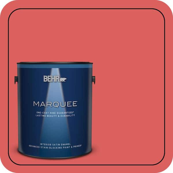 BEHR MARQUEE 1 gal. #P170-5 Roulette Satin Enamel Interior Paint & Primer