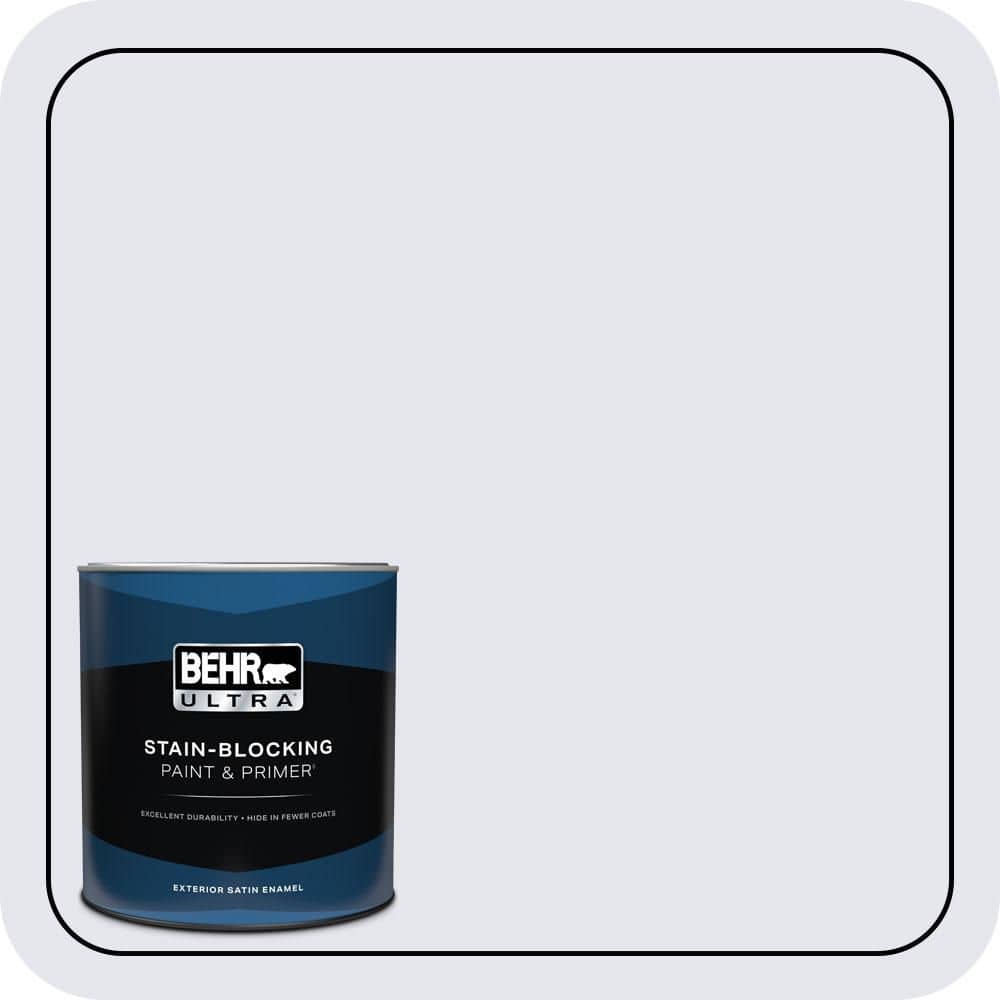 1 qt. #630C-1 Lavender Haze Satin Enamel Exterior Paint & Primer price history on PriceWatchPro