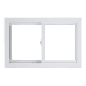 35.75 in. x 23.25 in. 70 Series Low-E Argon Glass Sliding White Vinyl Replacement Window, Screen Incl