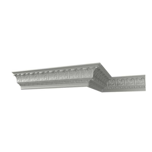 Ekena Millwork McAllen 5.25 in. D x 5.5 in. W x 12 in. L Polyurethane Crown Moulding Sample