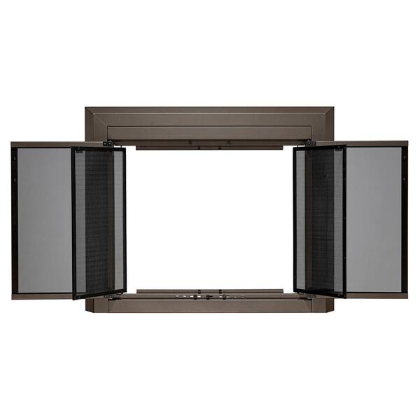 Amazon.com: UniFlame - Logan - Cabinet-Style Fireplace Doors