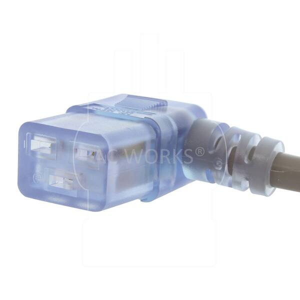 AC WORKS 20 ft. 14 / 3 15A Indoor Medical Grade Power Cord with