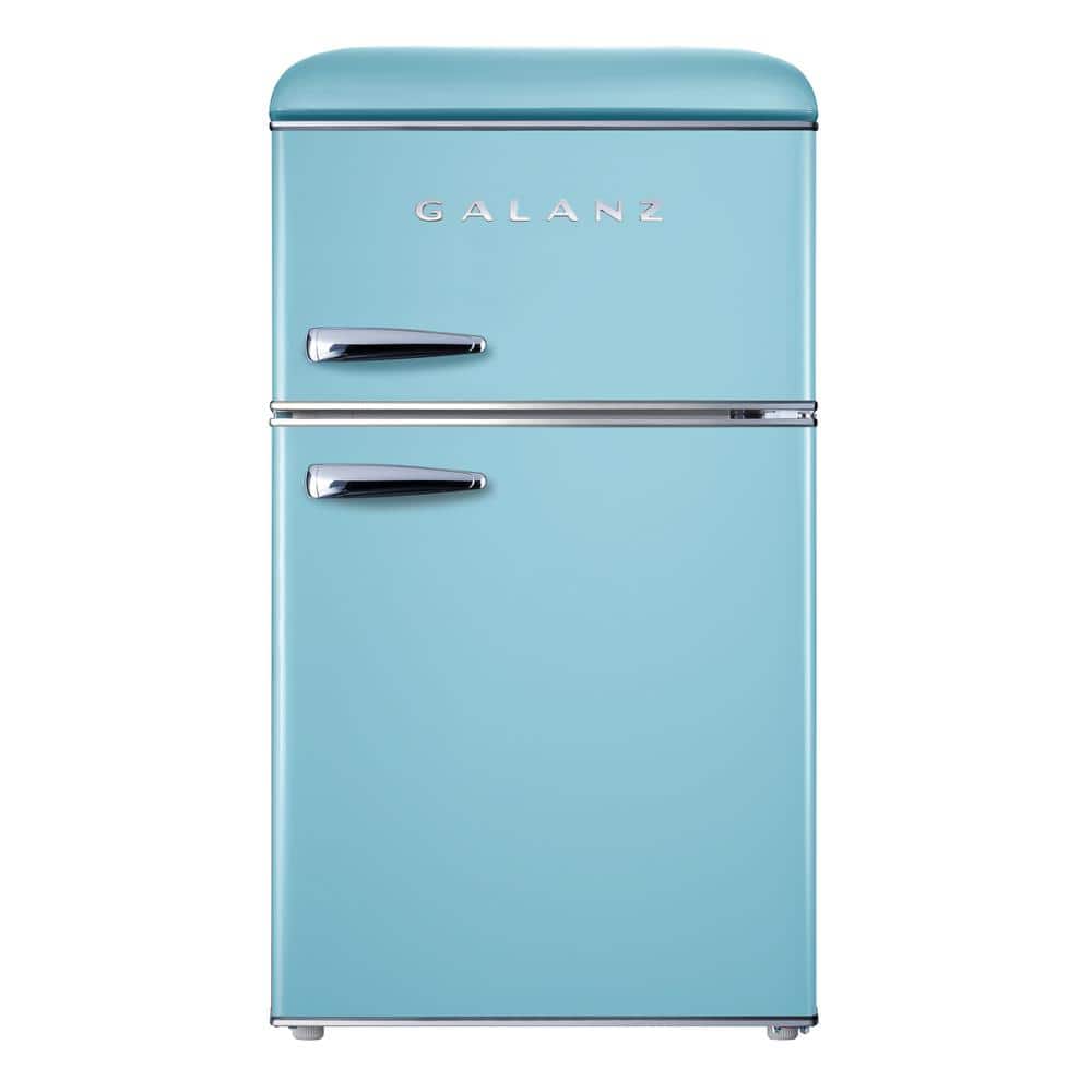 20 in. 3.1 cu. ft. Retro Top Freezer Refrigerator, Bebop Blue, Energy Star