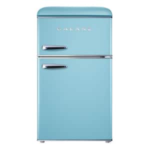 Galanz 24 in. 12 cu. ft. Retro Top Freezer Refrigerator, Bebop