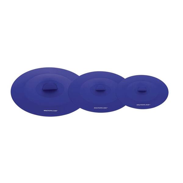 Rachael Ray Tools and Gadgets Set of Three Suction Lids in Blue