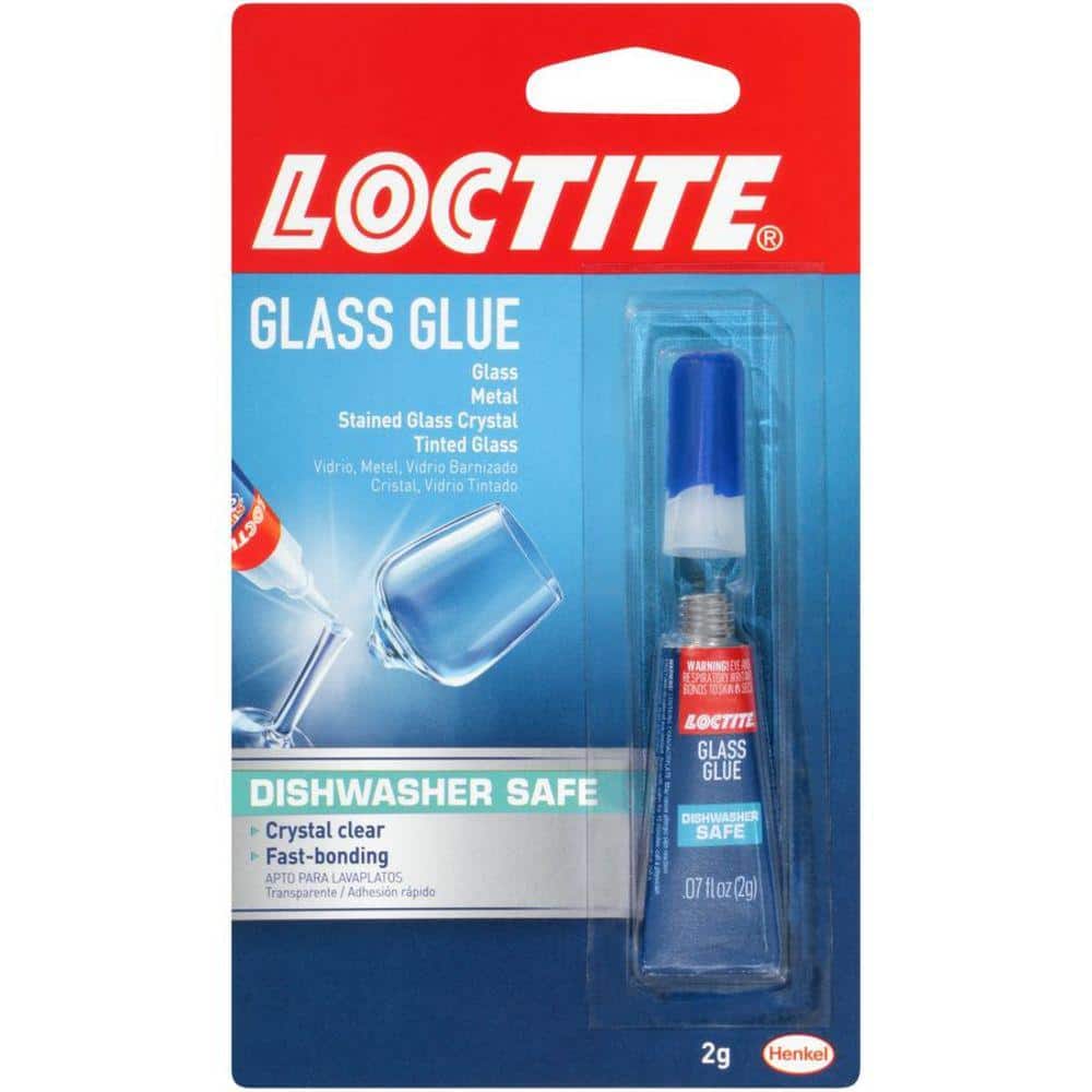 Loctite Super Glue Glass Repair 0.07 oz. Liquid Clear Tube (each) 233841 -  The Home Depot
