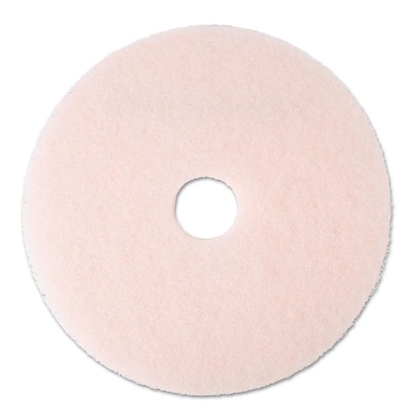 3M 20 in. Ultra High-Speed Eraser Pink Floor Burnishing Pads 3600 (Case of 5)