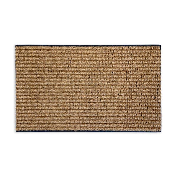 Envelor Coir Loop Brown 30 in. x 18 in. Coir Rubber Welcome Door Mat