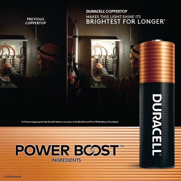 Duracell Coppertop AAA 1.5V Alkaline Button Top Battery