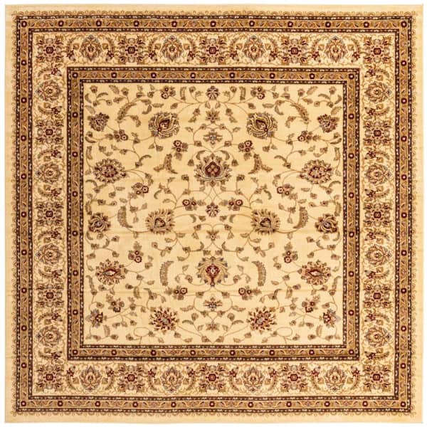 Unique Loom Voyage St. Louis Ivory 10' 0 x 10' 0 Square Rug