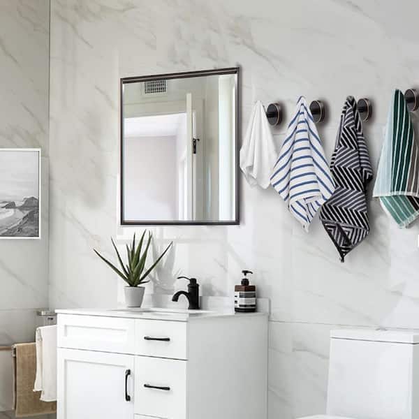 Knob Hooks Robe/Towel Hook 2.25 in Bronze 16-Pack