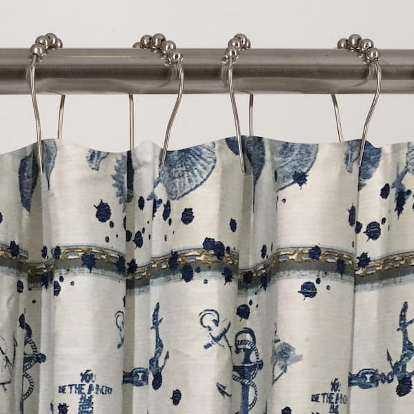 Dainty Home 100 Cotton 70 In X 72, Marine Themed Shower Curtains