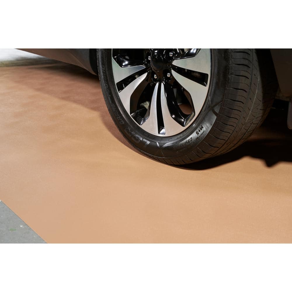 Sandstone Vinyl Garage Floor Roll with Levant Texture