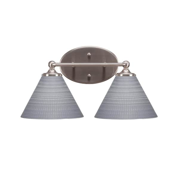 Unbranded Royale 8.25 in. 1-Light Brushed Nickel Vanity Light