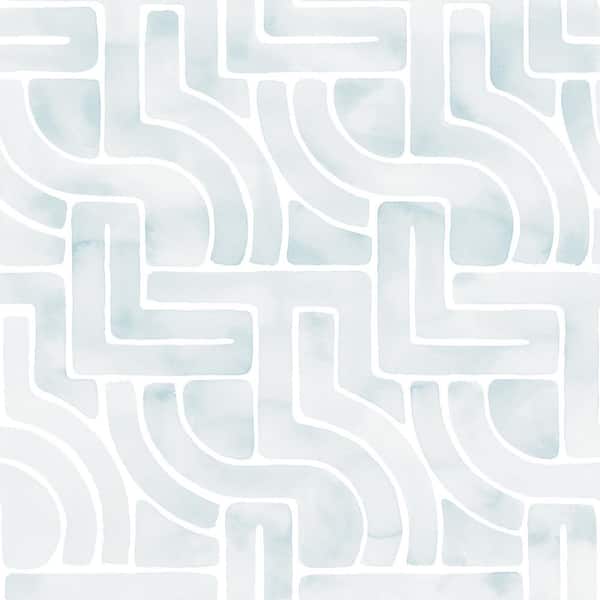 NuWallpaper Blue Blythe Peel and Stick Wallpaper