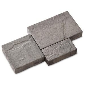 Tahoe 14.75in.x 9.875 in.x 2.375 in. Rectangle Cascade Face Mix Concrete Paver Pallet (114-pieces/70.5 sq. sf./Pallet)