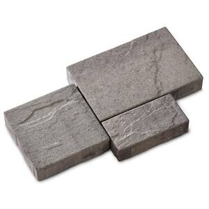 interlock Reno 14.75in. x 9.875 in. x 2.375 in. Rectangle Cascade Face Mix Concrete Paver Pallet (114-pieces/70.5 sq. sf./Pallet)