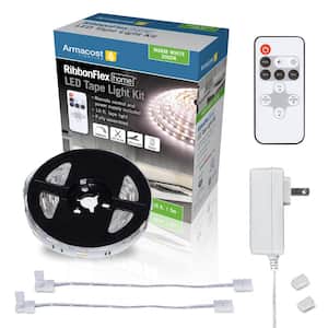 RibbonFlex Home 16 ft. LED Warm White Strip Light Kit with Remote