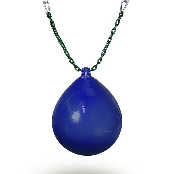 Gorilla Playsets Blue Buoy Ball with Chain and Spring Clips