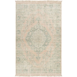 Zainab Green Traditional 2 ft. x 3 ft. Indoor Area Rug